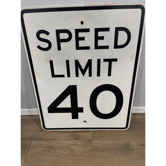 retired highway road‎ sign 30”X24” Authentic - Picture 1 of 1
